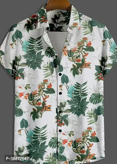 Reliable Multicoloured Cotton Printed Short Sleeves Casual Shirt For Men