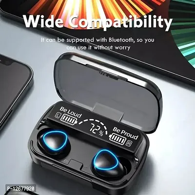 Art Of Fashion Stylist Bluetooth Earbud with amazing sound, with mobile charging slot work as power bank-thumb5