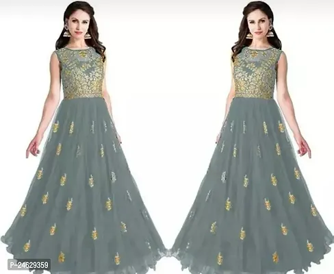DESIGNER ETHNIC GOWN WITH EMBELLISHED WORK at Rs 1295 | Mumbai | ID:  2852925535130