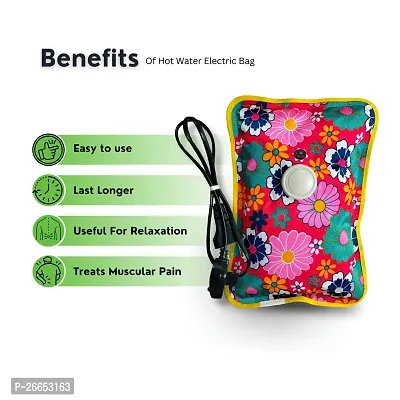 Caredone Heating Bag, Hot Water Bags for Pain Relief, Heating Bag Electric, Heating Pad-Heat Pouch Hot Water Bottle Bag, Electric Hot Water Bag| Multi Colour