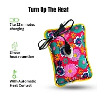 Caredone Hot water bags for pain relief, heating bag electric , Heating Pad-Heat Pouch Hot Water Bottle Bag, Electric Hot Water Bag,Heating Pad with For Pain Relief (Random Design)-thumb4