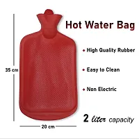 CareDone Hot Water Bottle Bag For Pain Relief | Heating Pad | Hot Water Bag for Pain Relief | Hot Water Bottle |Rubber Bottle- multi Colour- 2 Ltr. Capacity pack of 1 [you recive multicolour]-thumb3