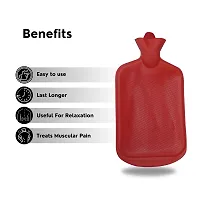 CareDone Hot Water Bag Hot Bag pain relief 2L Hot Water Heating Pad Rubber (Pack Of 1) Assorted Colours-thumb1