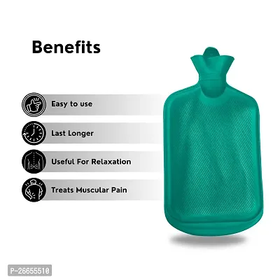 Caredone Hot Water Bottle Bag For Pain Relief | Heating Pad | Hot Water Bag for Pain Relief | Hot Water Bottle Product(pack of 1, Multicolored)-thumb4