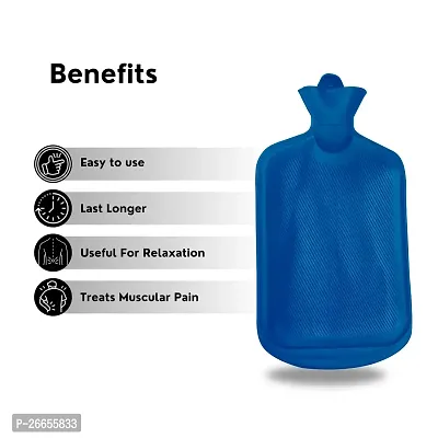 Caredone Hot Water Bottle Bag For Pain Relief | Heating Pad | Hot Water Bag for Pain Relief | Hot Water Bottle(Pack of 1)(Random Colors)-thumb5