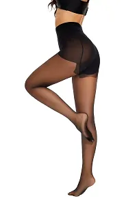 Stylish Black Nylon Stockings For Women-thumb1