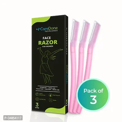 Flawless Reusable Face Razor for Women (Pack of 3)