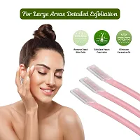 Eyebrow Touch Up Hair Removing Face Razor For Women - Pack of 3-thumb3