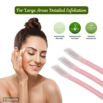 Eyebrow Touch Up Hair Removing Face Razor For Women - Pack of 3-thumb4