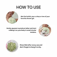 Bathing Loofah Sponge Exfoliator Scrubber-thumb1