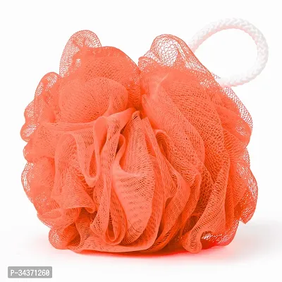 Bathing Loofah Sponge Exfoliator Scrubber (Orange Round Sponge)