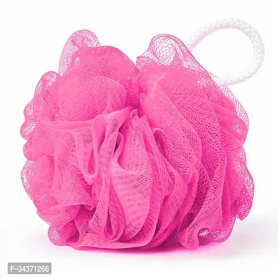 Bathing Loofah Sponge Exfoliator Scrubber(Pink Round Sponge)