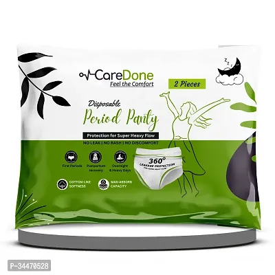 Caredone Ultra Absorbent Disposable Period Panties, No Leaks, Sanitary Protection Maternity Delivery Pads Pack of 2-thumb0