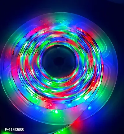 RSCT 4 Meter LED Strip Lights Waterproof LED Light Strip with Bright RGB Color Changing Light Strip with 24 Keys IR Remote Controller and Power Supply for Home (Multicolor)|| Make in India ||-thumb4