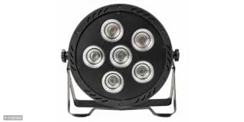 RSCT DJ LED Par Flood Light with 6 LED for Home Party Festival Lighting with 24 Key Remote Control Disco Stage Light DJ (Multicolor)