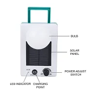 RSCT Rechargeable with Solar Panel 12 Watt Bright White Light LED Bulb and Electric Charging for Emergency-thumb2