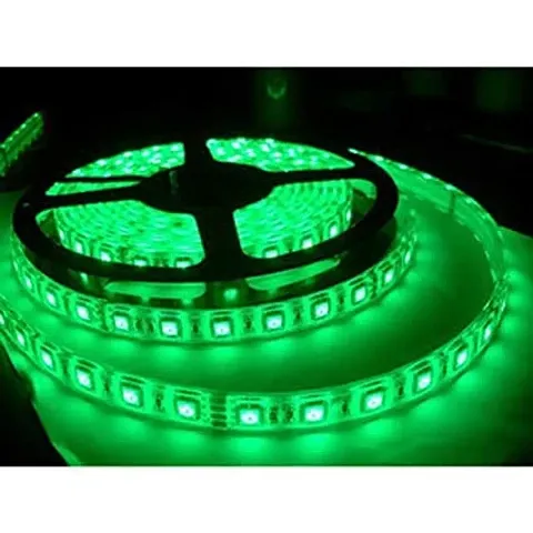 RSCT 4 Meter 2835 Cove Led Light Non Waterproof Fall Ceiling Light for Diwali,Chritmas Home Decoration with Adaptor/Drivers (Green,60 Led/Meter)