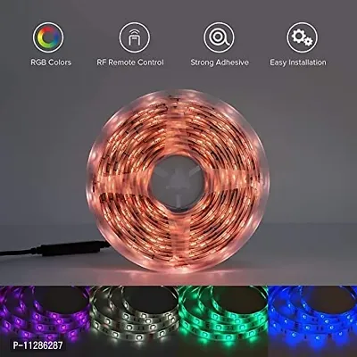 RSCT Led Strip Lights Kit Color Changing 5050 RGB 300 LED's Light Strips Kit with 16 Color for Bedroom, Home, DIY Decoration (24 Key IR Remote) (5 Meter)-thumb3