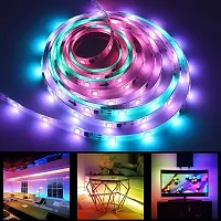 RSC LED Strip Lights Waterproof Magic/Dream LED Light Strip with Bright 5050 SMD RGB Auto Color Changing Plug and Play Light Strip for Home Decoration (Multicolor)-thumb1