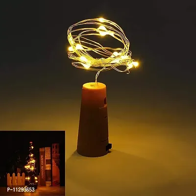 RSCT Cork led String Lights for Wine Bottles 20 Led Cork Lights - Bottle Cork Lights Waterproof Strip Lights for Garden Plants Decoration Party Wedding Christmas String Lights Warm White (1)-thumb4