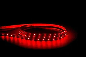 RSCT 4 Meter 2835 Cove Red Led Light Non Waterproof Led Strip Fall Ceiling Light,for Diwali,Chritmas Decoration with Adaptor/Driver (red,60 Led/Meter)-thumb3