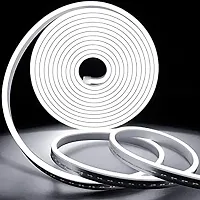 RSCT Neon Rope Light Silicon DC Light (5 Meter/16.4 Feet) or Indoor and Outdoor Flexible Waterproof Home Decorative Light with 12v DC Adapter Include- White-thumb2