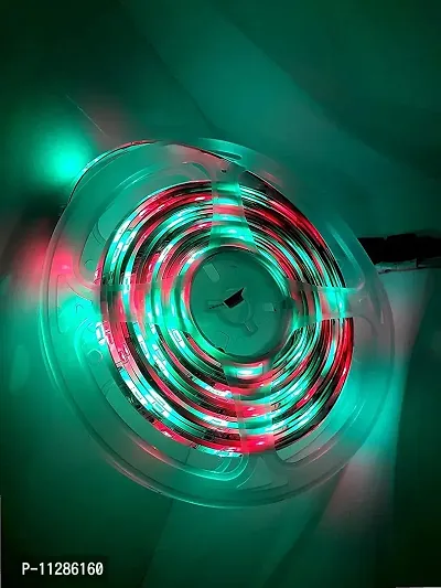 RSCT 5 Meter LED Strip Lights Waterproof LED Light Strip with Bright RGB Color Changing Light Strip with 24 Keys IR Remote Controller and Power Supply for Home (Multicolor)-thumb5