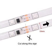 RSCT LED Strip Lights Non Waterproof LED Light Strip with Bright RGB Color Changing Light Strip with 44 Keys IR Remote Controller and Power Supply for Home (Multicolor)-thumb2