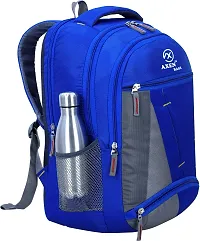 AXEN BAGS Laptop Backpack 30L Medium TRI-color Laptop Backpack Medium 30L Unisex College  School Bag (Blue)-thumb1