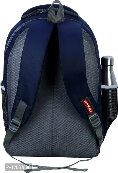 AXEN BAGS Laptop Backpack 34L Medium Laptop Backpack Water-Resistance For/Office Bag/School Bag/College Bag/Business Bag/Unisex Travel Backpack (Navy Blue)-thumb5