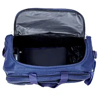 Duffle_PRO Nylon 55 litres Waterproof Strolley Duffle Bag- 2 Wheels - Luggage Bag (Navy Blue) ONE Size-thumb2