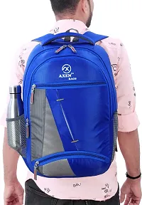 AXEN BAGS Laptop Backpack 30L Medium TRI-color Laptop Backpack Medium 30L Unisex College  School Bag (Blue)-thumb4