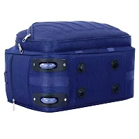 Duffle_PRO Nylon 55 litres Waterproof Strolley Duffle Bag- 2 Wheels - Luggage Bag (Navy Blue) ONE Size-thumb4