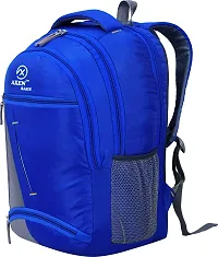 AXEN BAGS Laptop Backpack 30L Medium TRI-color Laptop Backpack Medium 30L Unisex College  School Bag (Blue)-thumb2