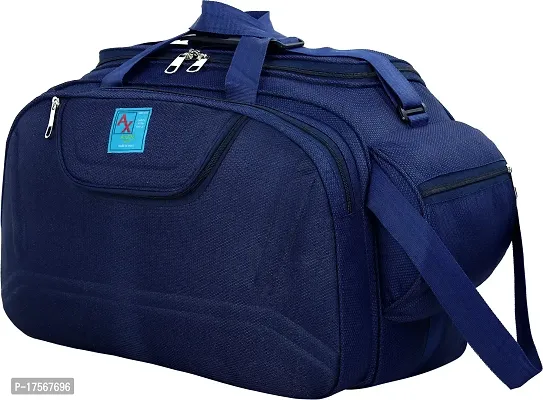 Epoch Nylon 55 litres Waterproof Strolley Duffle Bag- 2 Wheels - Luggage Bag - (Navy Blue)-thumb2