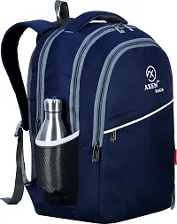 AXEN BAGS Laptop Backpack 34L Medium Laptop Backpack Water-Resistance For/Office Bag/School Bag/College Bag/Business Bag/Unisex Travel Backpack (Navy Blue)-thumb2