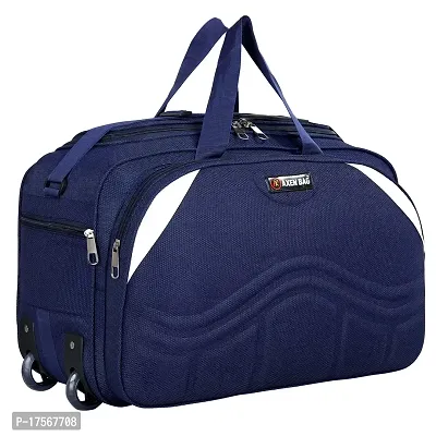 Duffle_PRO Nylon 55 litres Waterproof Strolley Duffle Bag- 2 Wheels - Luggage Bag