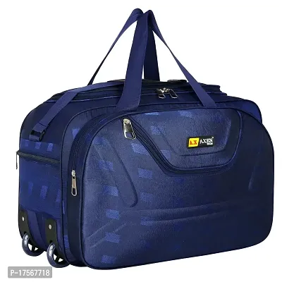 Axen Bags Epoch Nylon 55 litres Waterproof Strolley Duffle Bag- 2 Wheels - Luggage Bag ONE Size