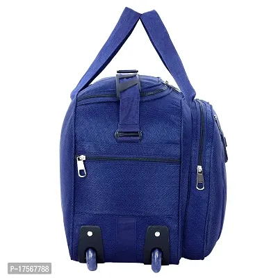 AXEN 55 LTR Stylish Nylon Travel Duffel Luggage Bag with Tow Wheels Travelling Men Women Bags-thumb3