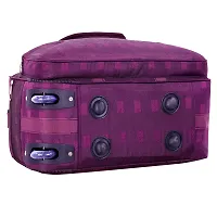 Axen Bags 60 L Strolley Duffel Bag - Stylish Travel Duffel Luggage Bag with Tow Wheel Travelling Men Women Bags - Large Capacity (AM01 Purple)-thumb4