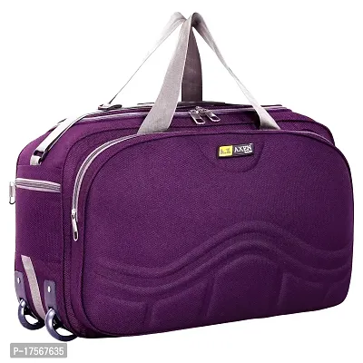 Axen Bags 60 L Strolley Duffel Bag Unisex High Density Travel Bag with Large Capacity Small Travel Bag (AA1 Purple)-thumb5