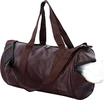 Axen Bags Gym Duffel Bag - Stylish Unisex Gym Duffel Bag for Men  Women 40 L (GD1 Dark Brown)-thumb2