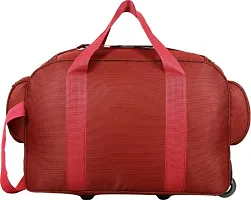 Stylish Fancy Polyester Solid Luggage Travel Bags With 2 Wheels-thumb2