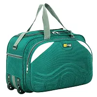 Stylish Fancy Polyester Solid Luggage Travel Bags With 2 Wheels-thumb1