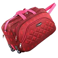 Stylish Fancy Polyester Solid Luggage Travel Bags With 2 Wheels-thumb3