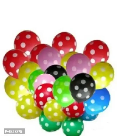 Decorative Polka Dots Balloons -Pack Of 50