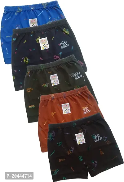 Classic Cotton Inner Wear For Kids Boys and Girls Pack Of 5