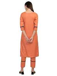 RIMS16 Women's Foil Printed Cotton Blend Kurti with Pant Set-thumb4