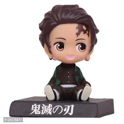 Offo?|| Demon Slayer Tanjiro Bobblehead Lightweight  Attractive for Home Decors, Office Desk and Study Table