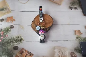 Offo?|| Cartoon Series : Panda Bear Keychain Soft Rubber 3D Designer Superhero Toy Keychain keyring for Bike  Car-thumb1